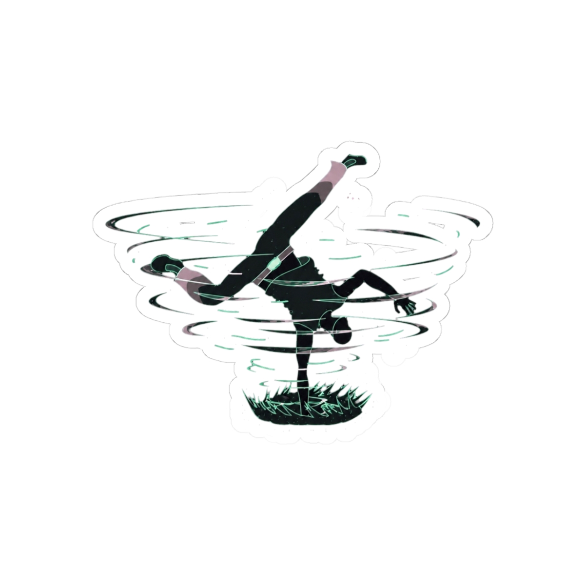 Wind Breaker Sticker | Bold Vinyl Decal for Everyday Gear