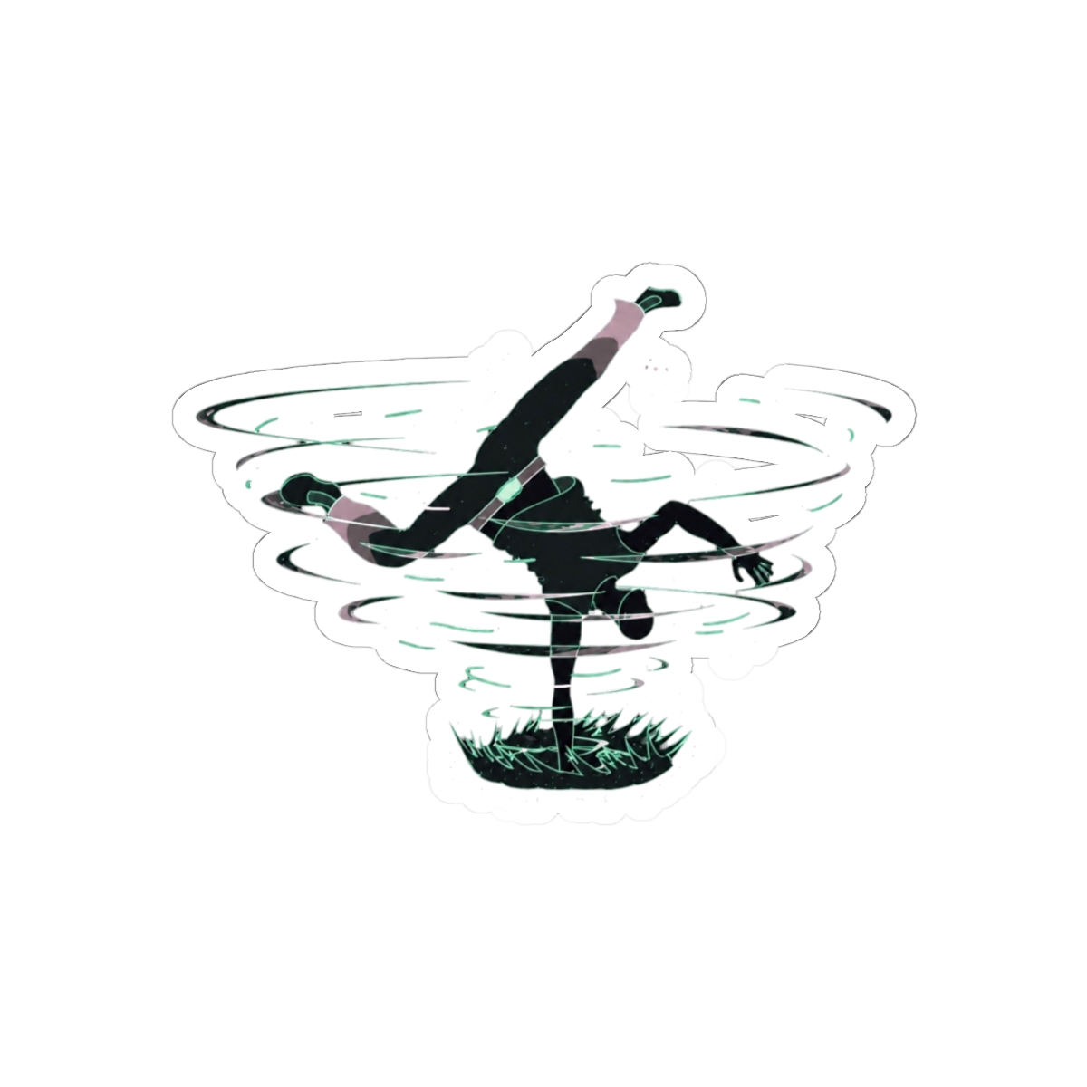 Wind Breaker Sticker | Bold Vinyl Decal for Everyday Gear - alternate angle 1, merchandise