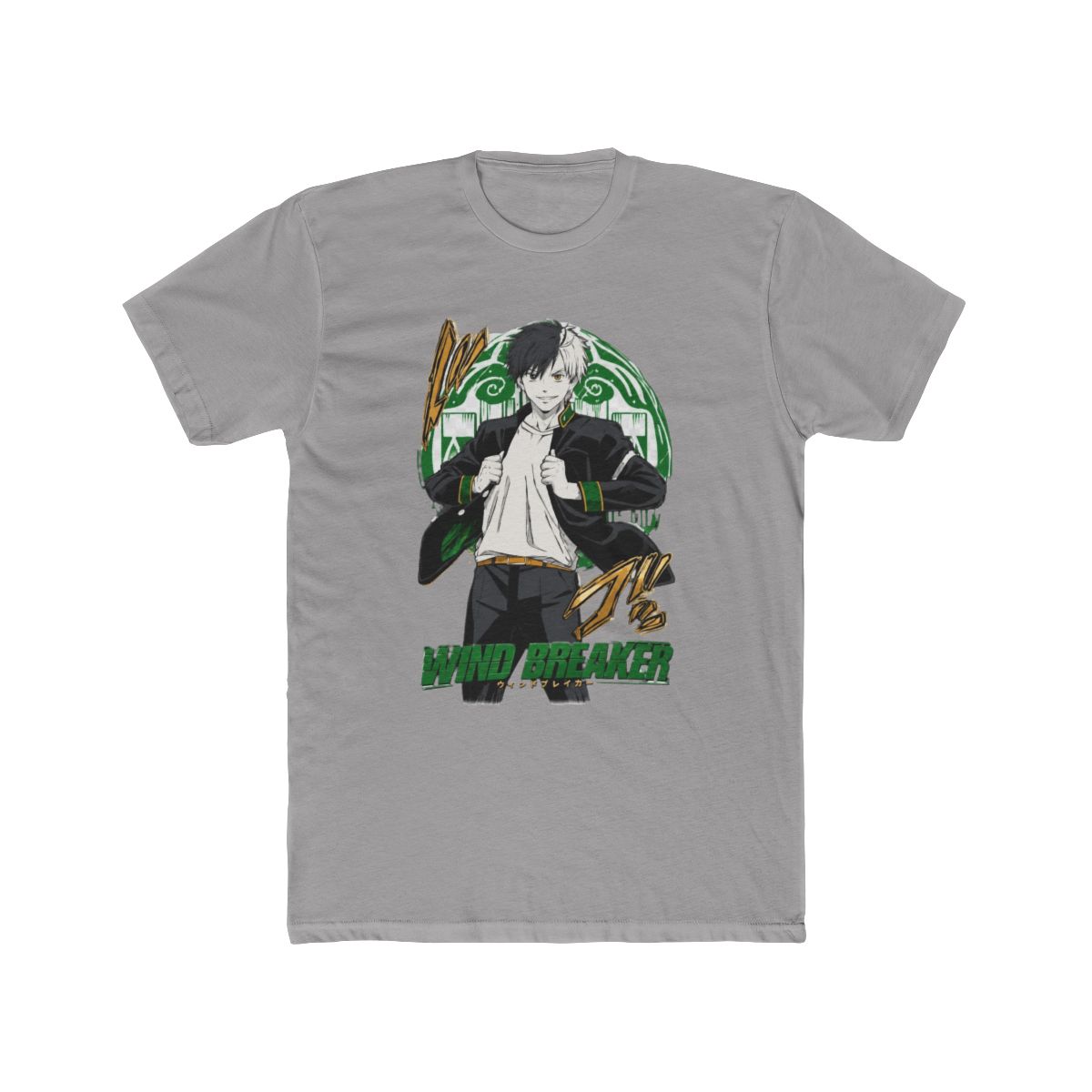 HUBGO Wind Breaker Anime T Shirt Merch Men Short Sleeve Women Tee, Adult, Size: 3XL, Black - Official T-Shirts merchandise