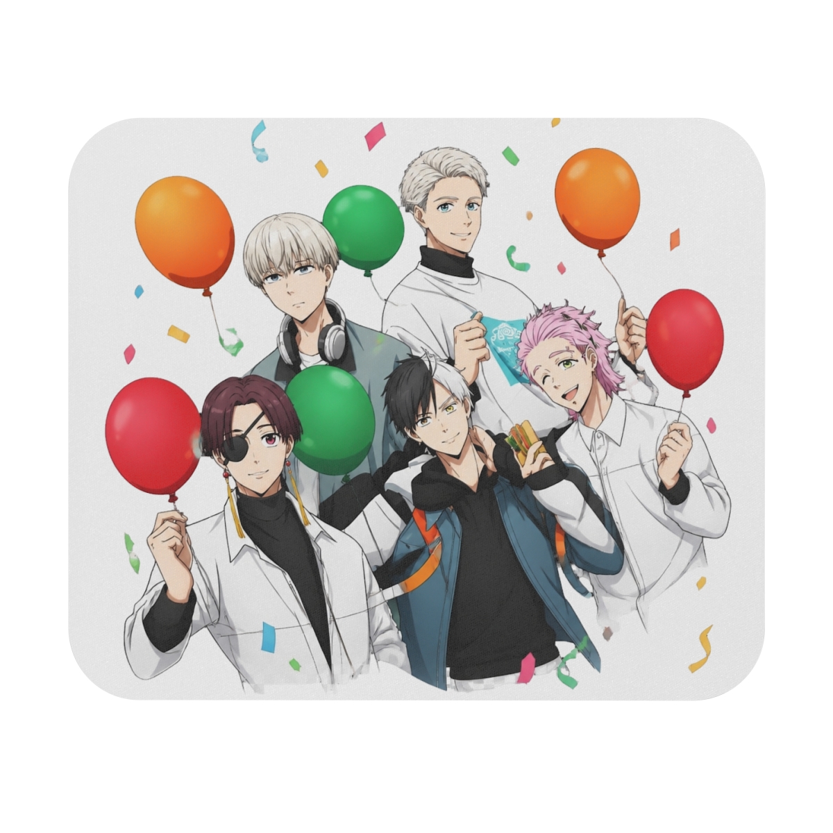 Wind Breaker Characters Group Desk Accessories