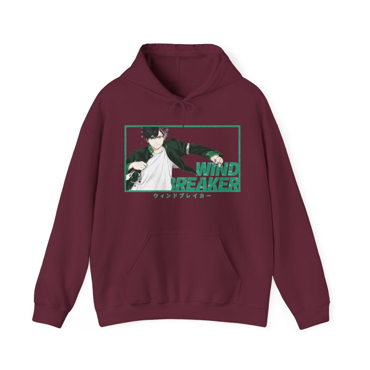 Anime Wind Breaker Hoodie Costume Sweater Hoody Jacket Hoodie Pullover Fleece - alternate angle 3, merchandise