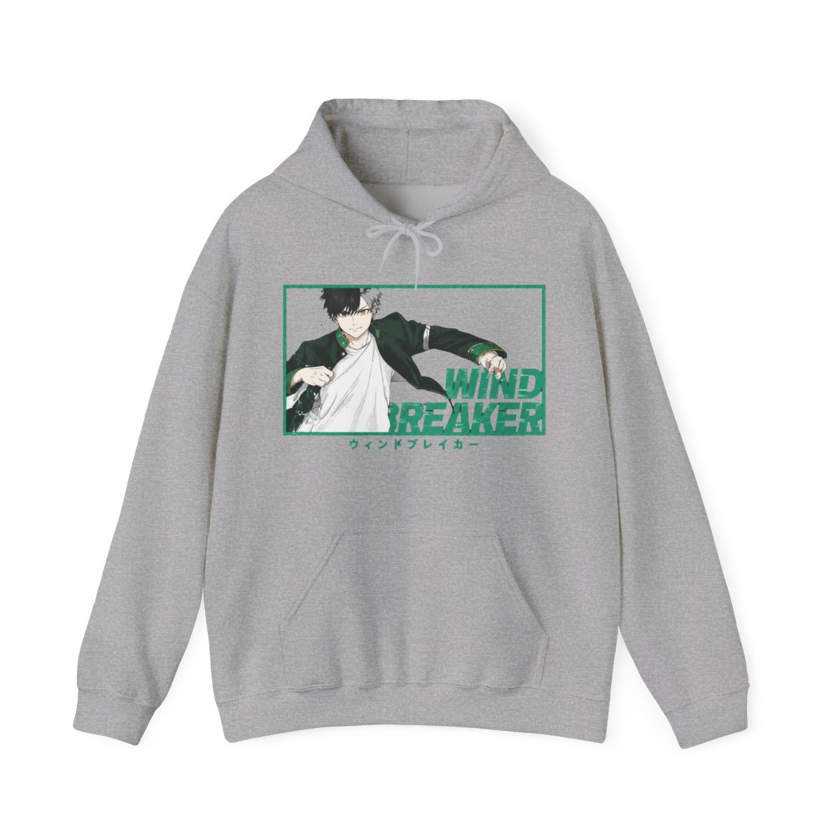 Anime Wind Breaker Hoodie Costume Sweater Hoody Jacket Hoodie Pullover Fleece - alternate angle 2, merchandise