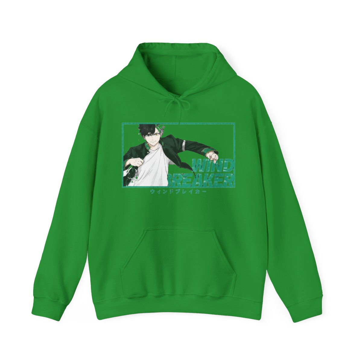 Anime Wind Breaker Hoodie Costume Sweater Hoody Jacket Hoodie Pullover Fleece - alternate angle 5, merchandise
