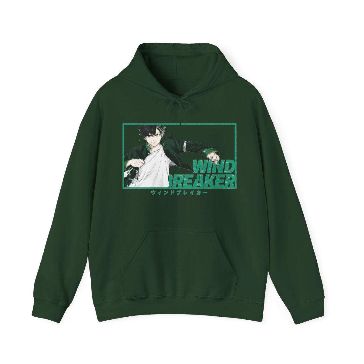Anime Wind Breaker Hoodie Costume Sweater Hoody Jacket Hoodie Pullover Fleece - alternate angle 4, merchandise